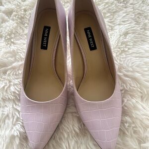 Nine West Pink Heels Elegant Pointed Toe
